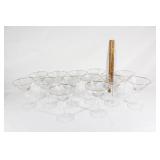 Tiffin Franciscan Montclair platinum trim martini