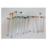 Lot of 20 Glass Swizzle Sticks - Most Animals
