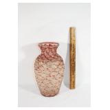 Durand Iridescent Moorish Crackle Art Vase