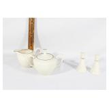 Montclair by Lenox USA salt/pepper,cream/sugar