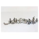 Pewter Animal Figurines -Hudson, Spoontiques, etc.
