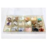 Display Box of Natural and Polished Matching Piece