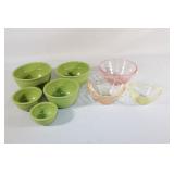 Green Nesting Measuring Cups, Color Ramekins