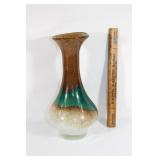 Large hand blown glass vase