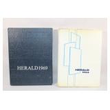 1966 and 1969 Herald Yearbooks - Atlantic City NJ