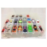 Large Lot of Matchbox Cars in Carrying Case