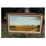 Large Oil on Canvas - Landscape - Signed