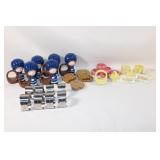 Lot of Napkin Rings - and Name Plates