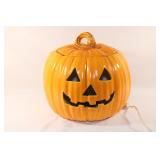 Life Size Ceramic Light Up Pumpkin - works