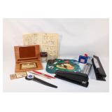 Misc Lot of Office Supplies - Pens, Mouse Pads, et