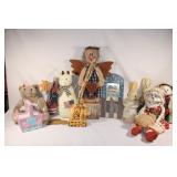 Lot of  Country Decor - Americana, Rabbits etc