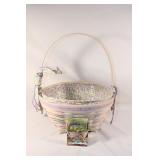 Longaberger 2000 Whitewashed Large Easter Basket