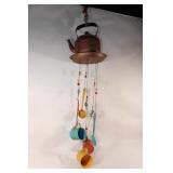 Metal Teapot Windchime with Cups/Spoons etc