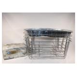 Lot of 4 Banquet Pan Holders - Plastic Forks