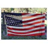 1908-1912 46 Star Wool 5x8 American Flag