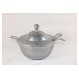 Vtg Wilton Columbia PA RWP Pewter Pot w/Lid Ladle
