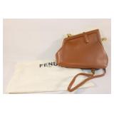 Brown Fendi Style Purse w/Dust Bag