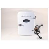 White Frigidaire Retro Portable Mini Fridge