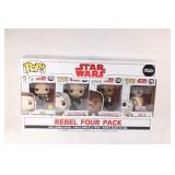 Funko Star Wars - Rebel 4 Pack -Bobblehead Figures