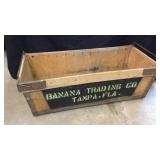 Antique Banana Trading Co Fruit Crate
