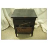 1 Drawer 1 Bin Side Table
