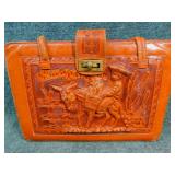 Very Unique Punch Leather Purse