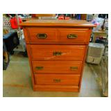 4 Drawer Wood Chest of Drawers