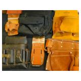 Tote of Tool Belts, Pouches