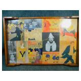 Vintage Serving Tray w/ Themed Inlay