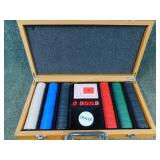 Complete Poker Starter Set in Wooden Case