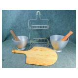 2 Mortar, A Wooden Pizza Paddle + more