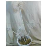 Potted Wood Spike Balls