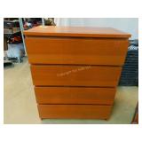 4 Drawer Wood Laminate Chest of Drawers