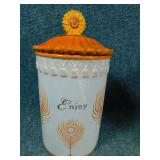 Large Grasslands Road Ceramic Canister