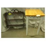 Butcher Block Side Table