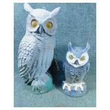 2 Owl Scarecrow Deterrants