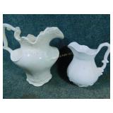 Two Ceramic Pitchers