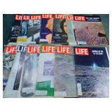 Vintage Life Magazines, JFK, Marylin Monroe, Moon