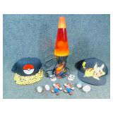 Pokemon Themed Flatbill Hats, Lavalamp, and MORE!
