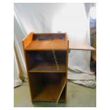 Wood Podium w/ Controls