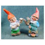 2 Garden Gnomes