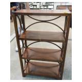 4 Shelf Wooden Decorative Bookshelf