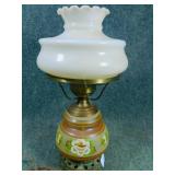 Vintage Glass Table Lamp