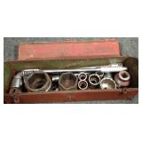 Large Socket Set w/ Metal Toolbox