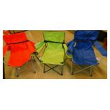 3 Folding Lawn Chairs