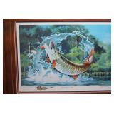 Cartwheeling Musky. Artist Proof Remark