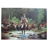 Crossing at the big trees