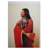 Native American woman print