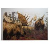 Confrontation Moose by Brian Jarvi