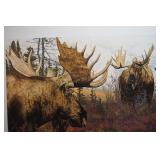 Confrontation Moose by Brian Jarvi